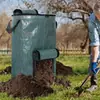 Bolsa de Fermentación de Compost Sellada Compost de Fermentación Doble Cremallera con Salida de Fertilizante Hojas Caídas Malezas Bolsa de Fertilizante