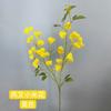 Cenário de Arranjo de Flores Artificiais Amarelas Rosas Falsas Arranjo de Flores Estilo Floresta de Casamento Flores Adereços Decorativos
