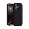Capa Protetora de Celular Silicone Líquido iPhone16ProMax Cor Sólida Peça Única Botão de Foto Capa Protetora Integral