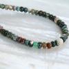 Cuentas de rueda de piedra semipreciosa de ábaco de 4 x 6,5 x 8 mm, lapislázuli, ágata, jade Dongling, accesorios de joyería hechos a mano
