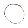 Pulseira de Contas de Cabacinha em Prata de Lei 925 para Mulheres, Tecelagem Simples Feita à Mão, Nova Joia com Design de Fortuna Estilo Chinês B3119