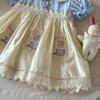 Meu Deus Vestido Doce de Verão para Menina, Estilo Férias Vestido Princesa Lolita para Menina Atacado
