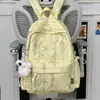 Mochila Escolar para Meninas, Mochila Colorida Doce para Alunas, Grande Capacidade, Leve, Versátil, Mochila de Aparência Sofisticada