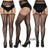 Ropa interior sexy con tirantes negros, medias unidas antideslizantes sexys, medias de enfermera y azafata, venta al por mayor