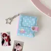 Mini Álbum de Fotos com Bolinhas Hisocute para Estudantes, Álbum para Armazenamento de Fotos 2 Polegadas para Selfie e Fotos de Identidade, para Cartões de Fãs de Idols