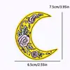 Parches Bordados de Sol y Luna Tianyino Accesorios para Ropa Pegatinas de Tela Bordada Exclusivo Transfronterizo Pegatinas con Respaldo Adhesivo