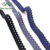Em estoque fornecimento de roupa íntima bud edge com borda ondulada renda elástica nylon elastano toalha