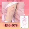 Ruikalong Nuevas Pegatinas de Tatuaje Impermeables de Larga Duración Coloridas Pequeñas Frescas Dopamina Mariposa Pegatinas de Tatuaje Gama Alta Ins