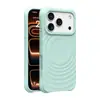 Adecuado para Apple 17Promax Funda de Teléfono Magnética Líquida con Forma de Ola Iphone16 Simple Silicona 15/14 Protección