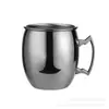 Venta Caliente Transfronteriza Taza de Acero Inoxidable 304 Taza de Moscú Taza con Recubrimiento de Cobre Punto Martillado Taza de Cuerpo Ligero Taza de Vino Taza de Cóctel