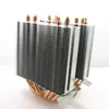Enfriador de CPU de 6 tubos de 12ª generación para PC de escritorio 1700/1151 2011X79 CPU Ventilador silencioso con luz de color