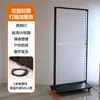 Valla Luminosa Vertical con Iluminación Doble Cara, Recargable para Exteriores, de Pie, Móvil, Impermeable, Película Suave UV, Caja de Luz Publicitaria de Lona