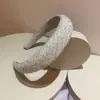Diadema de Esponja Marrón para Niñas, de Ala Ancha, de Alta Gama, Diadema de Moda para Lavarse la Cara, Pinza para el Cabello de Alta Presión Craneal