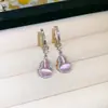 Pendientes de Borla de Estrella Color Plata Dopamina Pequeños Frescos Moda Pendientes Versátiles Pendientes Nicho Diseño Femenino