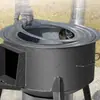 Novo Modelo de Fogão a Lenha Doméstico, Ultra-Espesso, Portátil, para Exterior, Novo Tipo, Espessado, para Interior, Economizador de Energia, Fogão Economizador de Lenha, Fogão a Lenha Rural