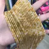 Cuentas sueltas redondas de ágata con forma de ojo de tigre de 2x3 mm, con patrón azul, accesorios de joyería para bricolaje, lote de productos semiacabados con cuentas
