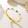 Novo Estilo Chinês Esmalte Pintado Gota de Óleo Abertura Pulseira de Cobre Atração Turística Venda Quente Lembrança Atacado