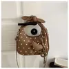 Bolso Pequeño de Mano con Puntos Simples para Mujer 2026 Otoño Nuevo Estilo Moda Bolso Nube Fruncido Popular Personalidad Bolso Cruzado