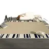 Tapete de sala de estar simples, veludo cristalino, resistente à sujeira, fácil de cuidar, cobertor de sofá, casa simples, quarto, loja completa, tapete antiderrapante