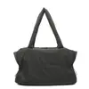 Bolsa de Nylon y Algodón Casual de Gran Capacidad para Mujer 2025 Nueva Bolsa de Hombro para Viajar al Trabajo Bolso Tote Relajado Bolsa de Plumas