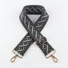 Correa de hombro ancha de 5 cm, moderna, combinable con todo, accesorios personalizados para bolsos con nuevo patrón jacquard, correa de hombro para bolso alargada y ensanchada