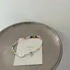 Pulsera de Letras Mobius Dulce Versátil Estilo Coreano para Mujer, Moda Retro, Pulsera Sencilla, Joyería de Mano con Patrón Retorcido