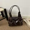 Bolso de Mano de Nicho Estilo Coreano para Mujer 2026 Nuevo Llegada Estilo Perezoso Transfronterizo Bolso Tote de Hombro Único Bolso Cruzado Casual de Gran Capacidad