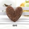 Accesorios de amor dulce japoneses para el cabello de niña lindos y suaves, pasador, guantes de felpa lindos, accesorios de corazón, material