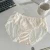 Ropa interior para mujer de talla grande, cómoda, amigable con la piel, antibacteriana, sin costuras, transpirable, de cintura media, dulce, sensación de piel desnuda, calzones de seda helada para mujer