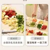 Plato de Condimentos para Hot Pot Montado en Pared Estilo Nuevo, Plato para Salsa de Soja, Almacenamiento de Guarniciones, Utensilios de Cocina, Plato para Guarniciones, Plato Pequeño Dividido