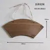 Etiquetas de Menú de Madera, Etiquetas en Blanco para Escribir a Mano, Etiquetas Escribibles y Borrables, Grabadas con Nombres de Vino y Té