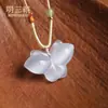 Popular Collar con Colgante de Piedra Ojo de Gato Cierre de Nube Colgante de Collar Ojo de Gato Rosa Forma de Gota de Agua Calabaza Colgante de Collar Transmisión en Vivo Venta Directa de Fábrica