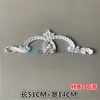Flor de gesso francesa para canto Flor central de parede Flor de parede Fundo de parede Parede de sofá Parede de TV Flor em relevo Escultura de flor de canto Cabeça de porta europeia Flor