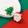 Nuevos pendientes navideños de aguja de plata 925 con elementos navideños asimétricos creativos, lindos accesorios de dibujos animados, joyería para las orejas para mujer