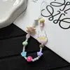 Novo Lanyard de Celular Estrela Desenho Animado Fofo Criativo Curto Feito à Mão com Contas Pingente de Câmera CCD Venda por Atacado