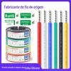 A fábrica de fios de origem fornece fios de silicone trançados 3135 3239 primeiro e depois revestidos 16 18 20awg de alta temperatura fio de cobre único