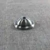 Lámpara de Mesa cubierta de arco taza pequeña secundaria lámpara de metal chapado lámpara de cobre puro portalámparas accesorios de tornillo blancos reparación negra