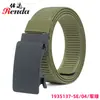 Cinturón de Cuero para Hombre Moderno y Versátil, Cinturón de Lona con Hebilla Automática sin Hebilla, Cinturón Elástico Simple Casual Deportivo