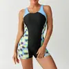 2026 Competição Esportiva de Comércio Exterior Transfronteiriço Europeu e Americano Maiô Novo Estilo Peça Única Color Block da Moda Costas Abertas Moda Praia Feminina