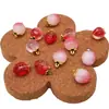 Fruta Morango Pingente de Vidro Artesanal DIY Acessórios Pingente de Colar Brincos Pulseira Acessórios Semi-acabados Atacado