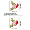 Cbccht137-142 Patrón de Colibrí Transfronterizo Colorido de Doble Cara Pegatina para Esquina de Ventana Pegatina de Vidrio Decoración de Ventana para el Hogar Pintura