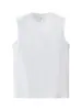 Chal de algodón para hombre camiseta sin mangas de verano absorbente de sudor baloncesto deportivo fitness niños ropa interior para entrenamiento chaleco T