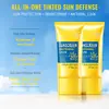 Protector Solar con Protección UV Transfronteriza SPF30PA++ Loción Protectora Solar Hidratante Refrescante Iluminadora Correctora