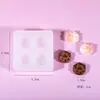 Mini Molde de Pinza para Postre de Pan Artificial Nariz Pequeño Dibujo Animado Pastel DIY Molde de Silicona de Grado Alimenticio Hecho a Mano