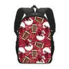 Mochila de Comercio Exterior de Amazon, Bolso Escolar Estudiantil con Temática de Béisbol, Gran Capacidad, Resistente al Agua, Bolso Casual de Viaje, Bolso para Computadora