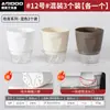 Maceta de Flor de Rábano Verde, Maceta de Plástico de Doble Capa de Auto-Riego para Interior Balcón, No Necesita Regar, Depósito de Agua Transparente y Cuenco de Relleno