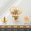 Huevo de Paloma de Cristal Champagne Exportación Manija de Puerta de Armario Italiana Luz de Gabinete de Cocina Lujo Moderno Transparente Manija Pequeña