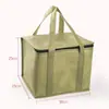 Bolsa Isolante Não Tecida Spot Estilo Camping ao Ar Livre Armazenamento Bolsa Isolante de Folha de Alumínio à Prova d'Água Marmita para Levar Caixa Térmica Portátil
