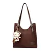 Bolso de Mano Retro Versátil Transfronterizo para Mujer 2026 Otoño e Invierno Nuevo de Moda Bolso de Hombro de Gran Capacidad Bolso Cubo de Axila