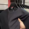 Top de Hombre de Color Sólido con Mangas Cortas, Delgado de Secado Rápido Poliéster de Bambú 2026 Camiseta de Manga Corta de Seda de Hielo, Capa Base de Verano para Hombre de Manga Corta